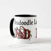 Mug Labradoodle papa cadeaux (Devant gauche)