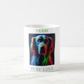 MUG LABRADOR AMOUREUX DES CHIENS PURE LOVE TEAM (Centre)