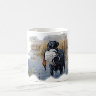 Mug Labrador avec la chasse de canard de canard