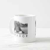 Mug Labrador B&W (Devant gauche)