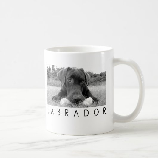 Mug Labrador B&W (Droite)