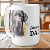 Mug Labrador DAD Cute Amoureux des chiens Black Lab Re