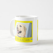 Mug Labrador dans une cabine (Devant gauche)