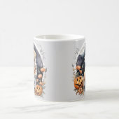 Mug Labrador Halloween Floral Adorable Fall Pet (Centre)