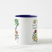 Mug Labrador jaune et vert (Centre)