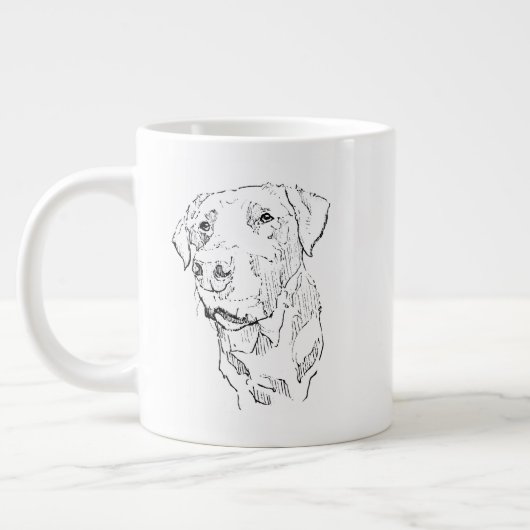 Mug Labrador, Maman Chien Café Céramique (Gauche)