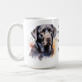 Mug Labrador Mom - Black Lab Amoureux des chiens - Fêt (Gauche)