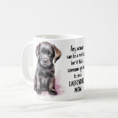 Mug Labrador Mom Cute Trendy Chien chiot branché (Devant gauche)