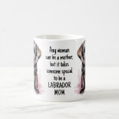 Mug Labrador Mom Cute Trendy Chien chiot branché (Centre)