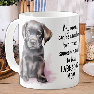 Mug Labrador Mom Cute Trendy Chien chiot branché
