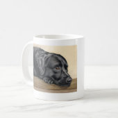 Mug Labrador noir (Devant gauche)