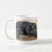 Mug Labrador noir (Gauche)