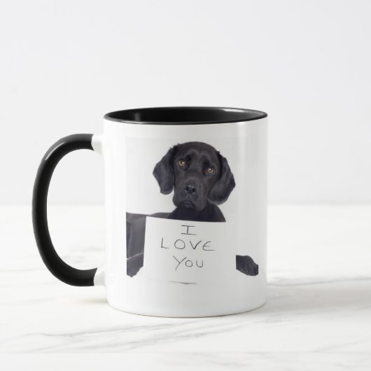 Mug Labrador noir 13 mois (Gauche)