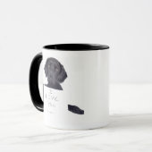 Mug Labrador noir 13 mois (Devant gauche)