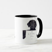 Mug Labrador noir 13 mois (Devant droit)