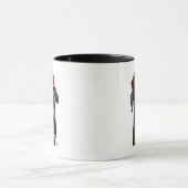 Mug Labrador Noir avec Casquette rouge (Centre)