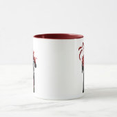 Mug Labrador Noir Avec Fascinateur Rouge (Centre)