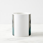 Mug Labrador noir en tenue de bloc (Centre)