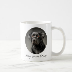 Mug Labrador noir personnalisé à mes côtés