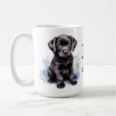 Mug Labrador Papa Amoureux des chiens Mignonne Fête de (Gauche)