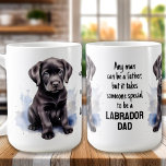 Mug Labrador Papa Amoureux des chiens Mignonne Fête de<br><div class="desc">Présentant l'ajout parfait à votre routine matinale, nos tasses de café labrador récupérateur! Ces tasses sont parfaites pour tous les amoureux de les chiens, surtout ceux qui ont une place spéciale dans leur coeur pour les labradors noirs, jaunes ou chocolatés. Avec une variété de motifs avec d'adorables visages de chiots,...</div>
