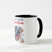 Mug Labrador Patriotique (Devant droit)