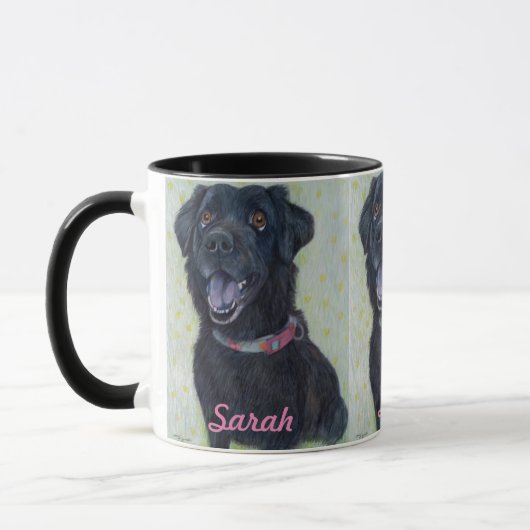 Mug Labrador personnalisable (Gauche)