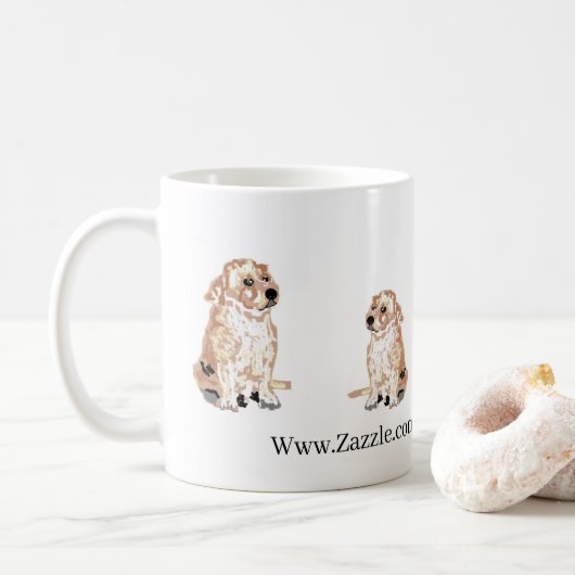 Mug : Labrador Retriever (Avec donut)