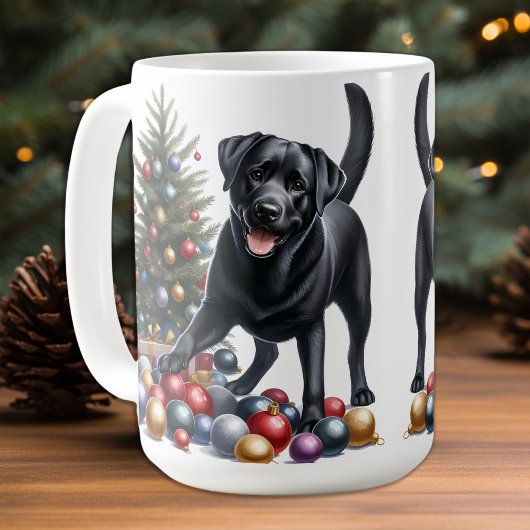 Mug Labrador Retriever Amoureux des chiens de l'arbre