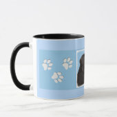 Mug Labrador Retriever Black Peinture Original Chien A (Gauche)