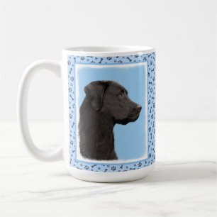 Mug Labrador Retriever Black Peinture Original Chien A