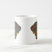 Mug Labrador Retriever Butterfly Kaleidoscope Portrait (Centre)