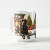Mug Labrador Retriever Chien Chien Chien Noël (Devant gauche)