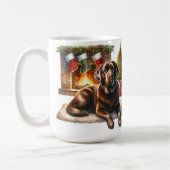 Mug Labrador Retriever Chien Chien Chien Noël (Gauche)