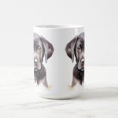 Mug Labrador Retriever Chien Cute Aquarelle Chien Chie (Centre)