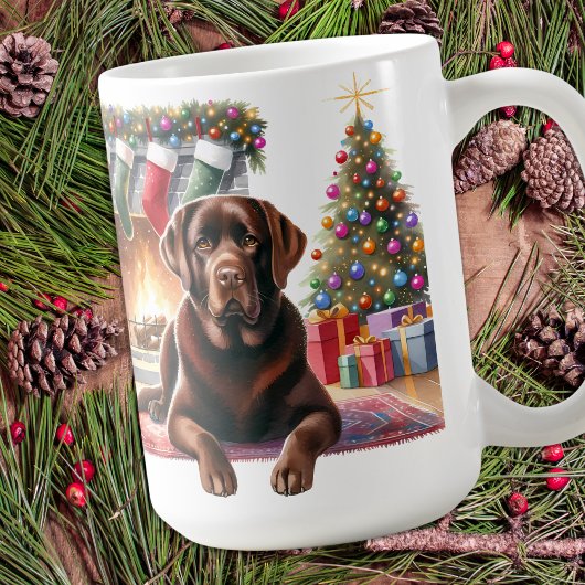 Mug Labrador Retriever Chien Noël Cosy Holiday