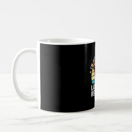 Mug Labrador Retriever Chien Rétro Caressant (Gauche)