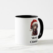 Mug Labrador Retriever Chien Santa Hat Christmas (Devant droit)