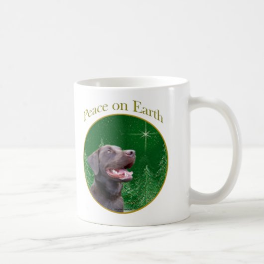 Mug Labrador Retriever (choc) Peace (Droite)