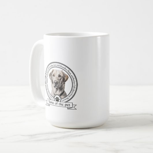 Mug Labrador Retriever Credo (Devant gauche)
