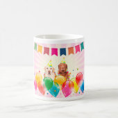 Mug Labrador Retriever Dog Balloons Anniversaire (Centre)