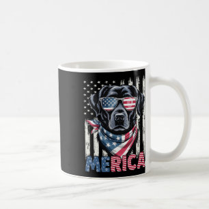 Mug Labrador Retriever Drapeau Usa Merica Chien Patrio