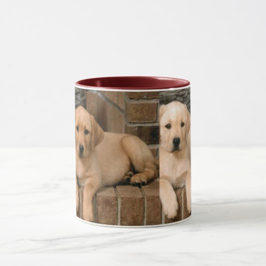 Mug Labrador retriever jaune (Centre)