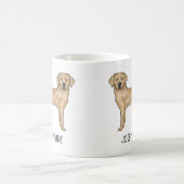 Mug Labrador Retriever Jaune Chien Lab Mignon Nom Pers (Centre)