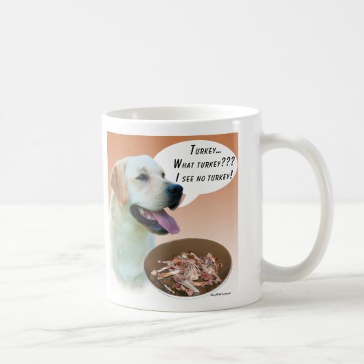 Mug Labrador Retriever (jaune) Turquie (Droite)