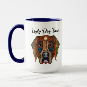 Mug Labrador Retriever laide chien visage muet