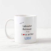 Mug Labrador Retriever Love at First Lick (Gauche)