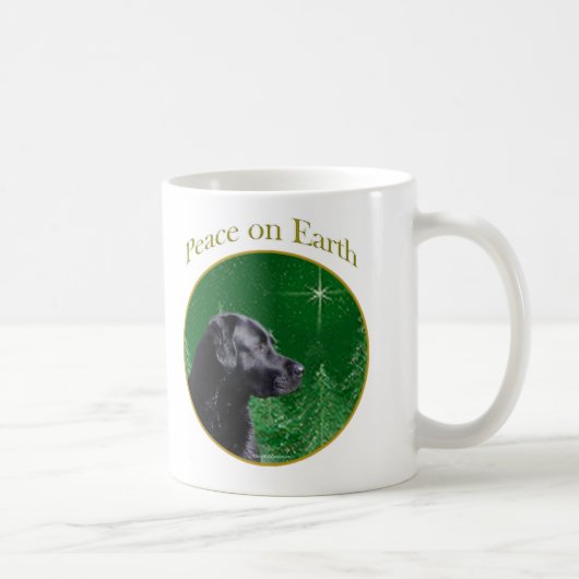 Mug Labrador Retriever (noir) Peace (Droite)