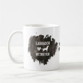 Mug Labrador Retriever Papa Fête des pères Amoureux de (Gauche)