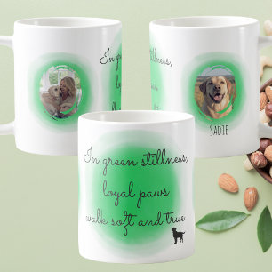 Mug Labrador Retriever personnalisé en vert pastel